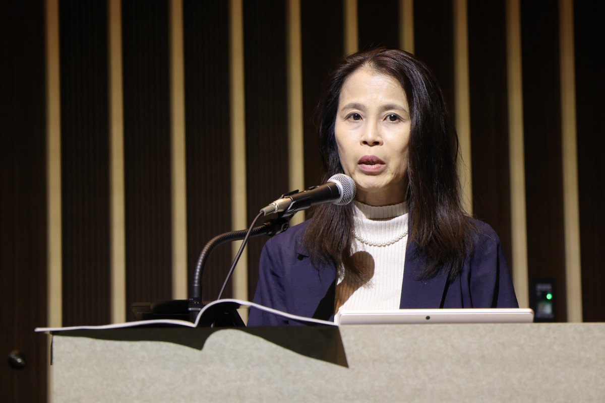 辻 佐知 様（キリンビジネスシステム株式会社）登壇の様子